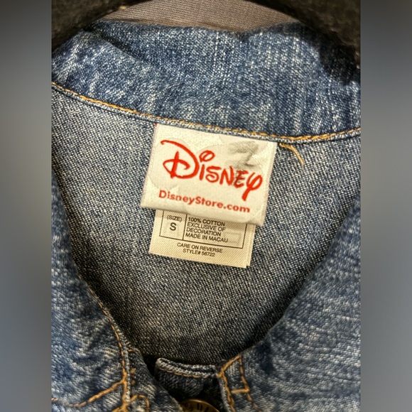 Disney store Mickey Mouse denim jacket size small women’s 90s - Picture 6 of 6